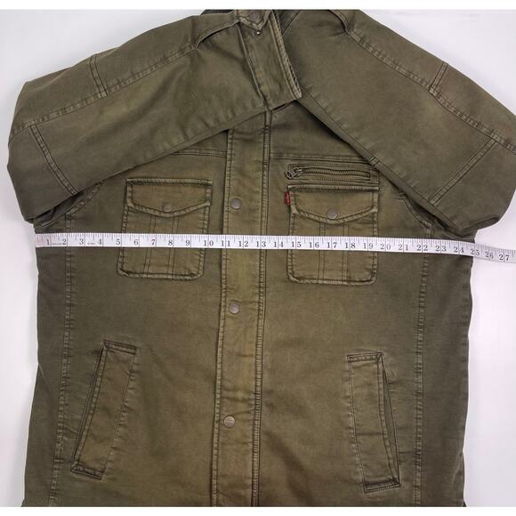 Levi’s Men’s Olive Green Military Stealth Utility Field Jacket Size Large - Picture 8 of 8